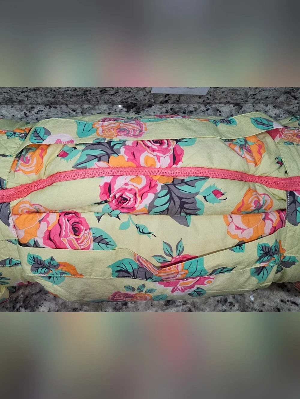 Matilda Jane Ruffled Sleeping Bag - Blanket One Size Pink Yellow Orange - Picture 10 of 12